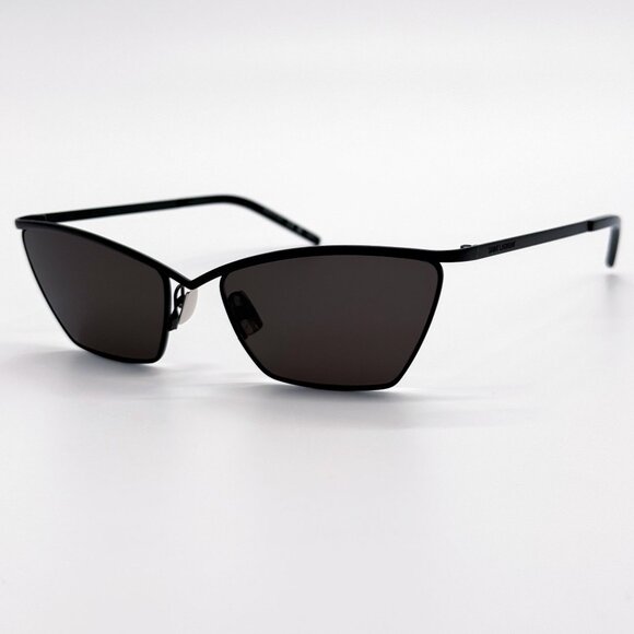 NEW SAINT LAURENT SUNGLASSES SL637 001 BLACK CAT EYE WOMEN EYEWEAR SL 637 001 main image 8